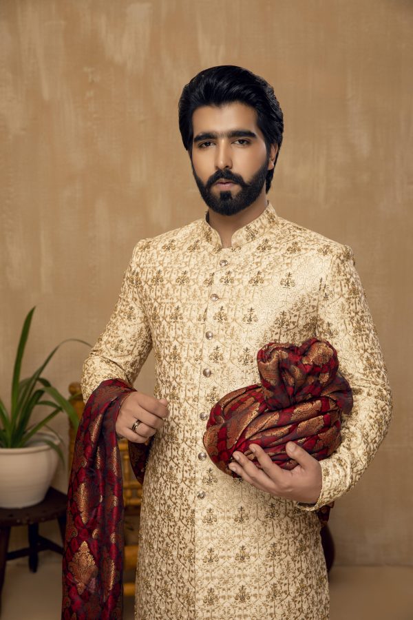 Skin Gold Sherwani